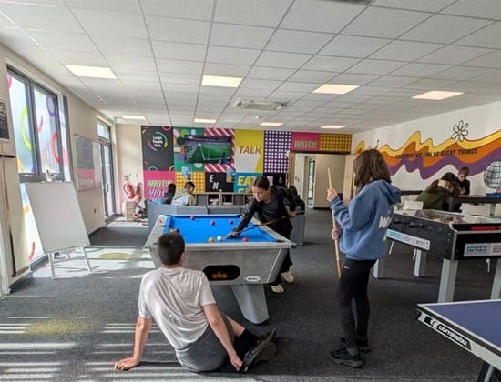 Open Access Sessions in the Common Room at Leigh Youth Hub